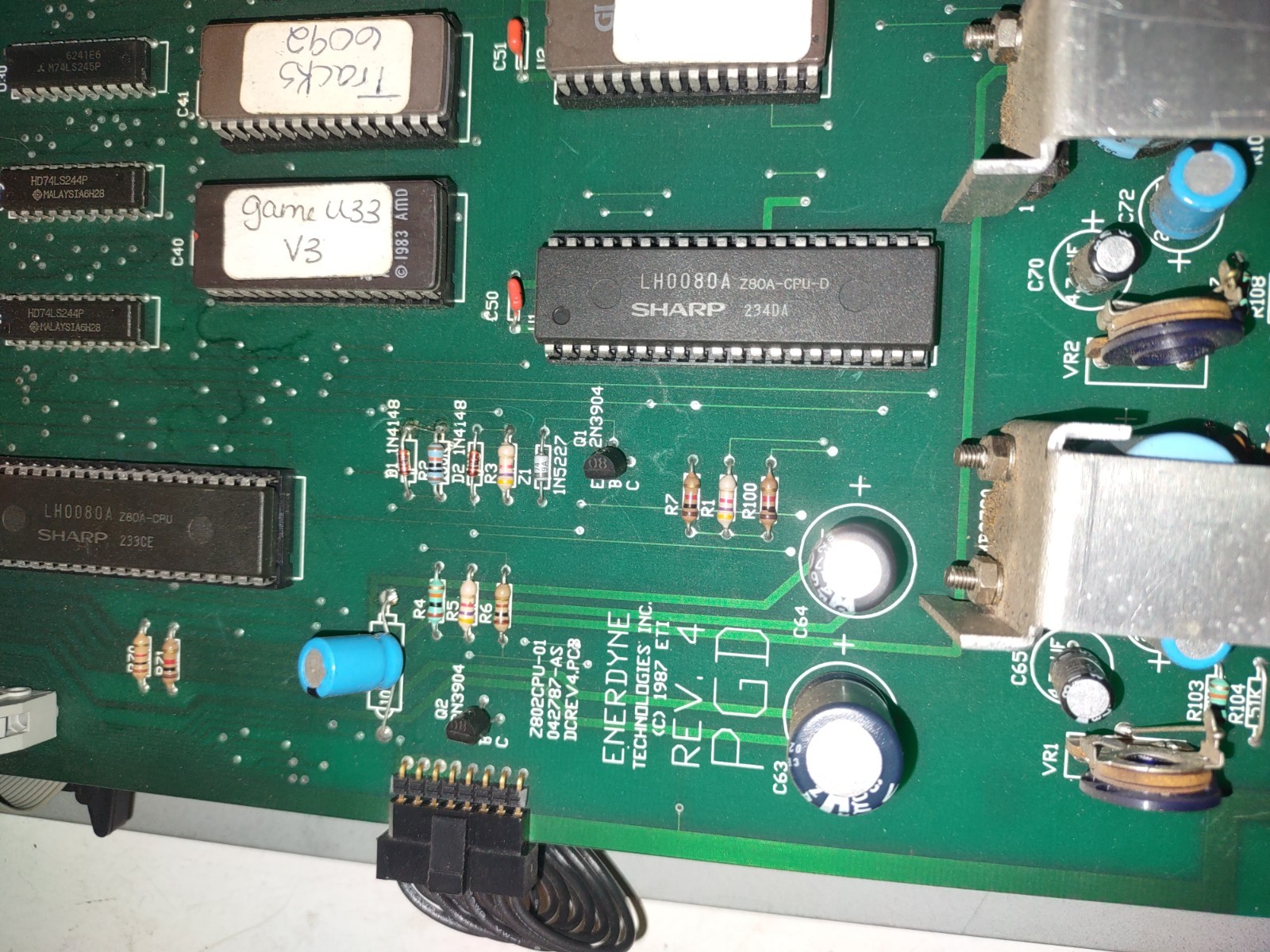 american speedway arcade main pcb working #1