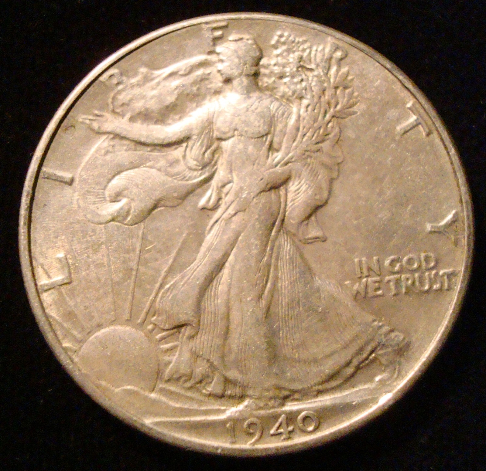 1940  Walking Liberty Half dollar