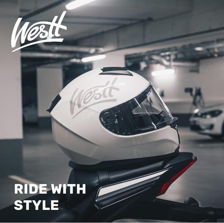 Motorcycle helmet Westt Storm X Size Small