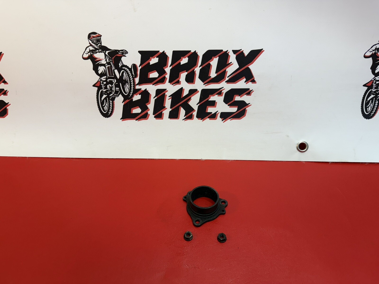 1994 Honda CR125 CR 125 125R Exhaust Flange Cylinder Pipe Joint