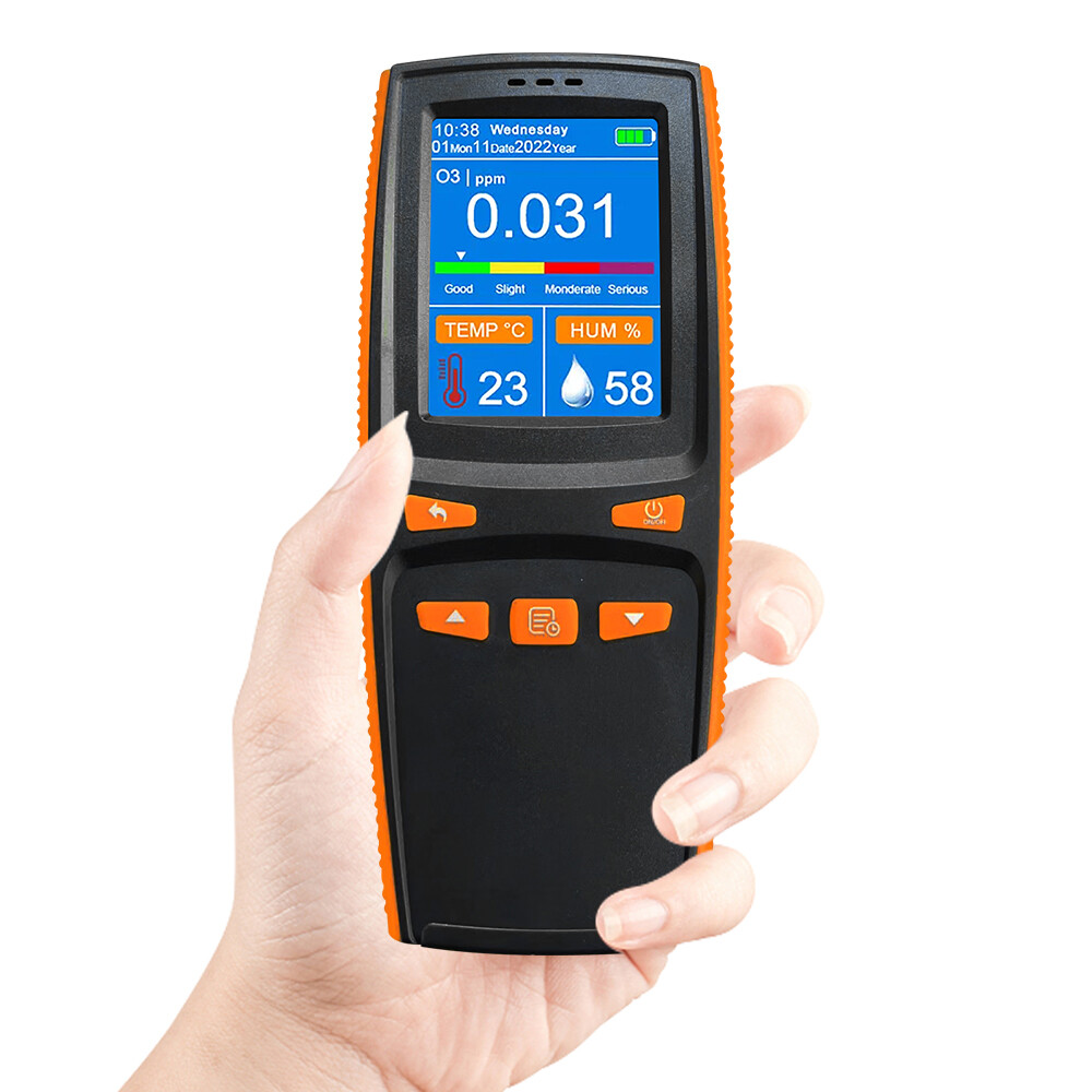 Portable LCD Ozone Analyzer O3 Ozone Detector Smart Sensor Ozone Meter A0T6