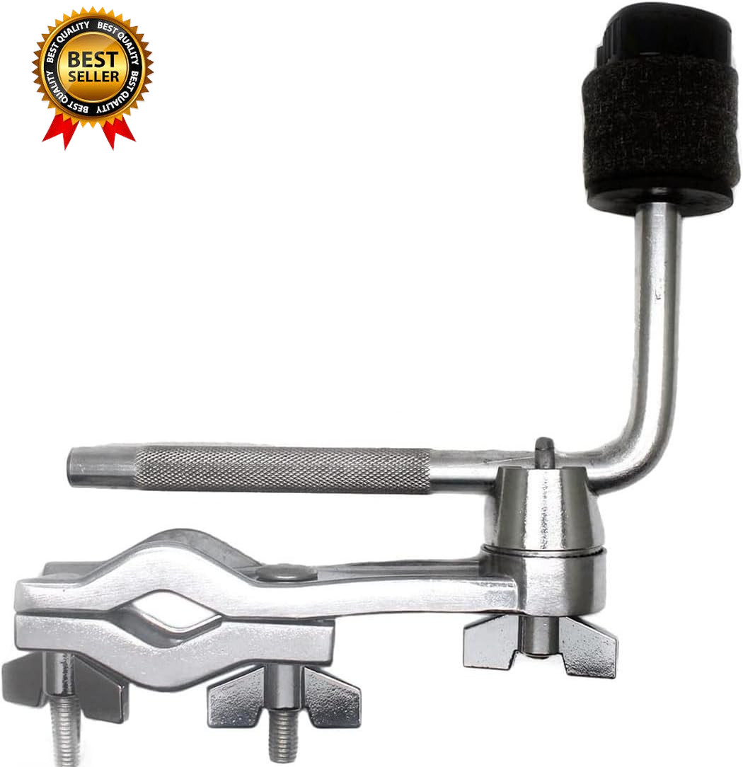 Drum Set Mounting Clamp Chrome Cymbal Boom Arm with Clamp Holder Bracket Percuss