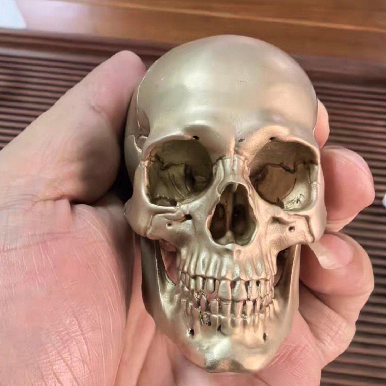 Bronze copper head ornament handcraft Solid Artistic