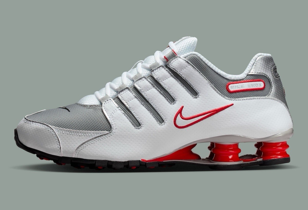Nike Shox NZ Shoes White Metallic Silver 378341-104 Men's Multi Size NEW