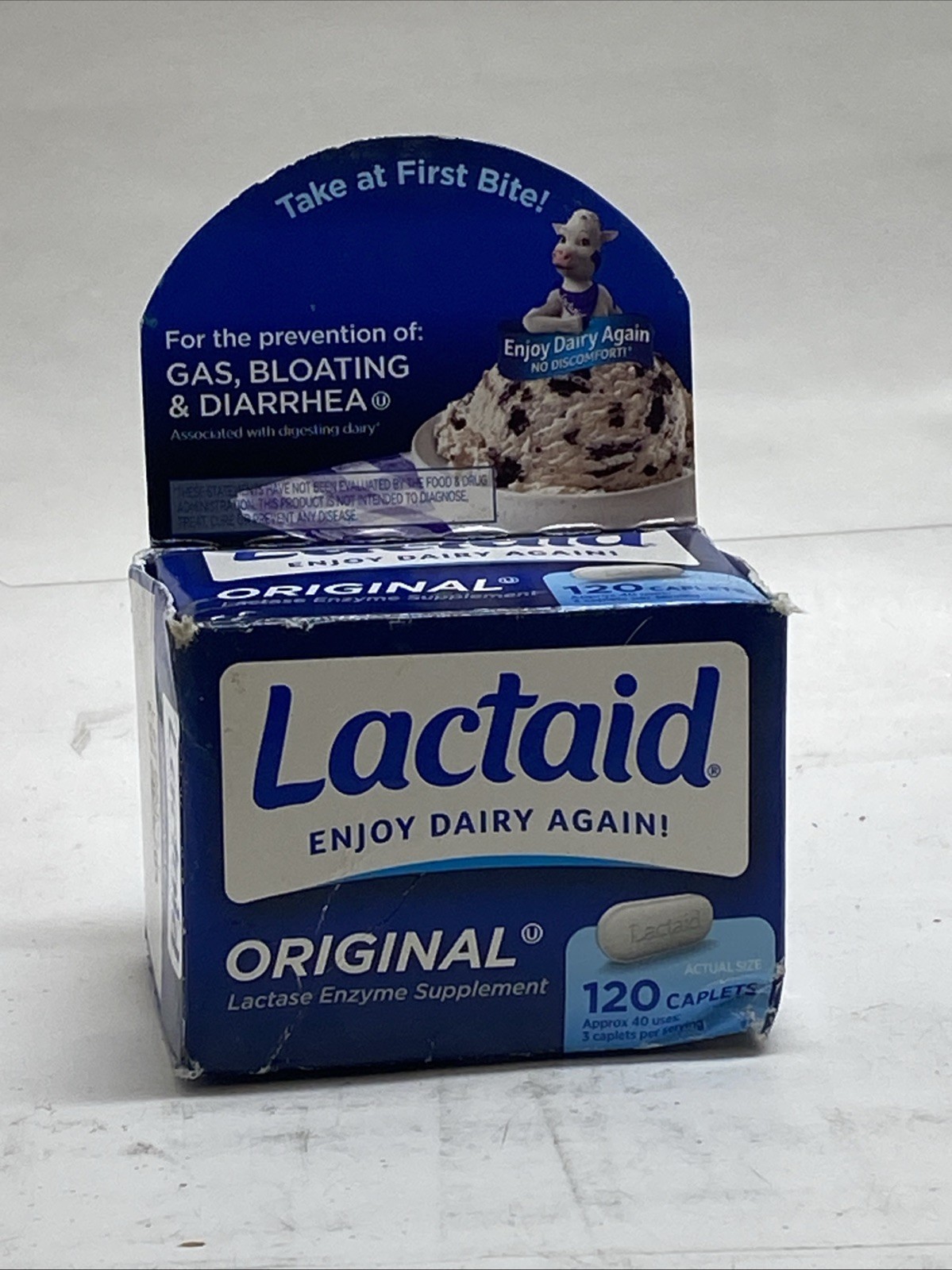 Lactate Lactase Enzyme Supplement 120ct EXP: 09/26