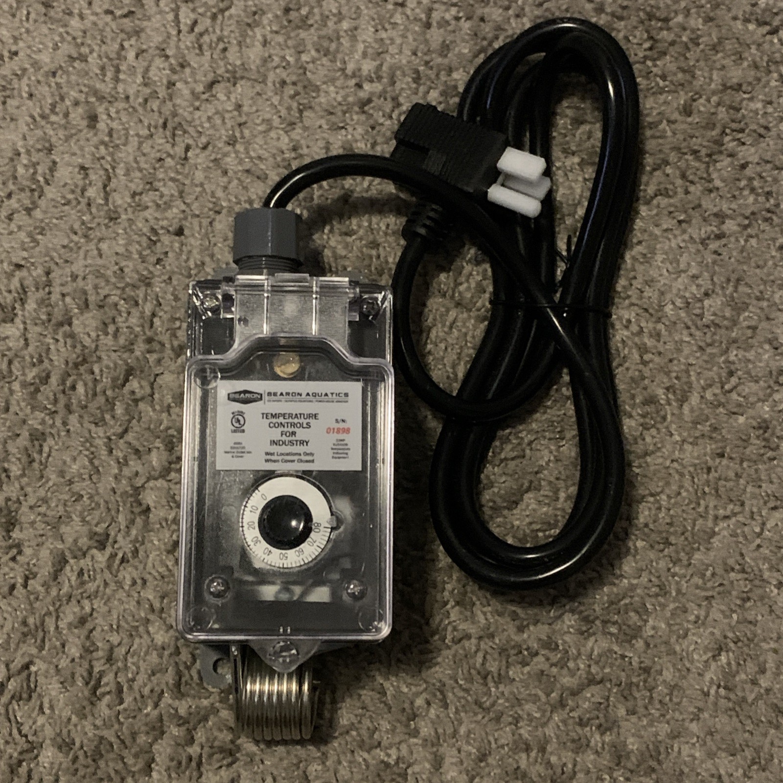 KT16110 Ice Eater 115V Inline Thermostat – Adjustable from 0°F to 80°F