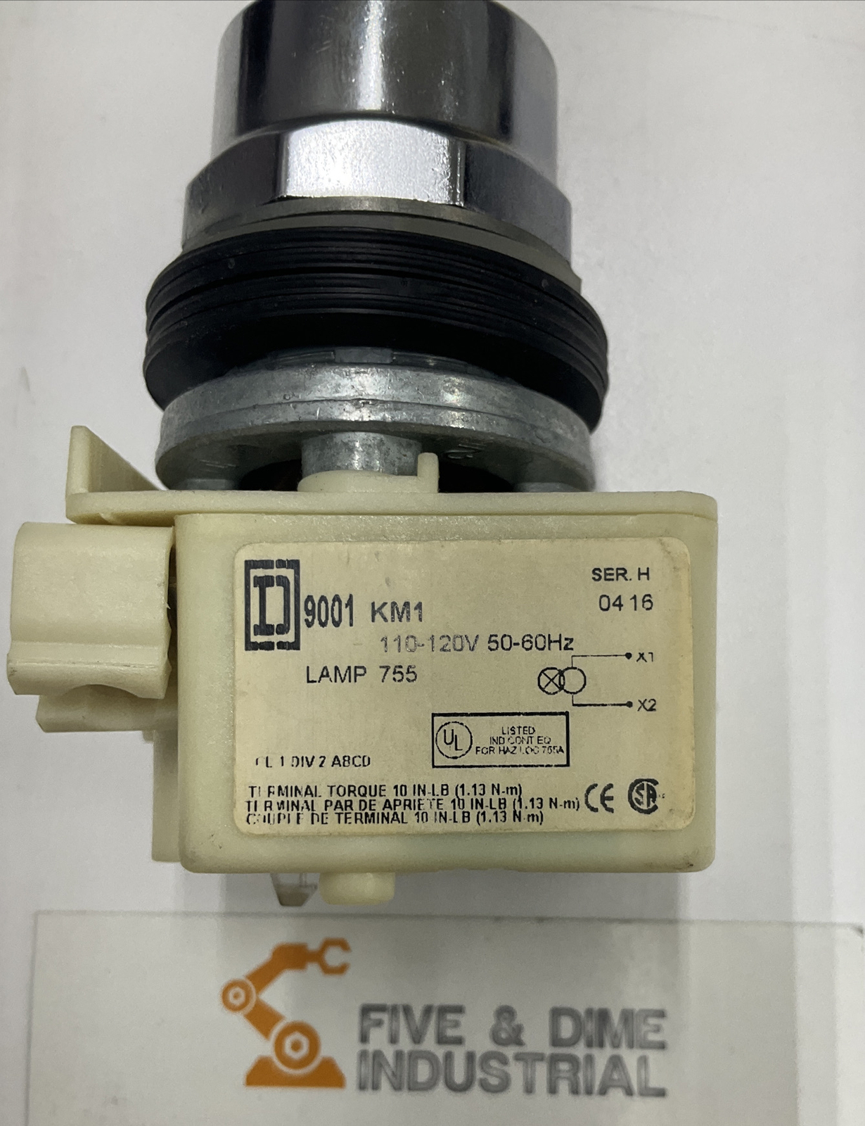 Square D 9001-KM1 Selector Switch Series H Without Knob