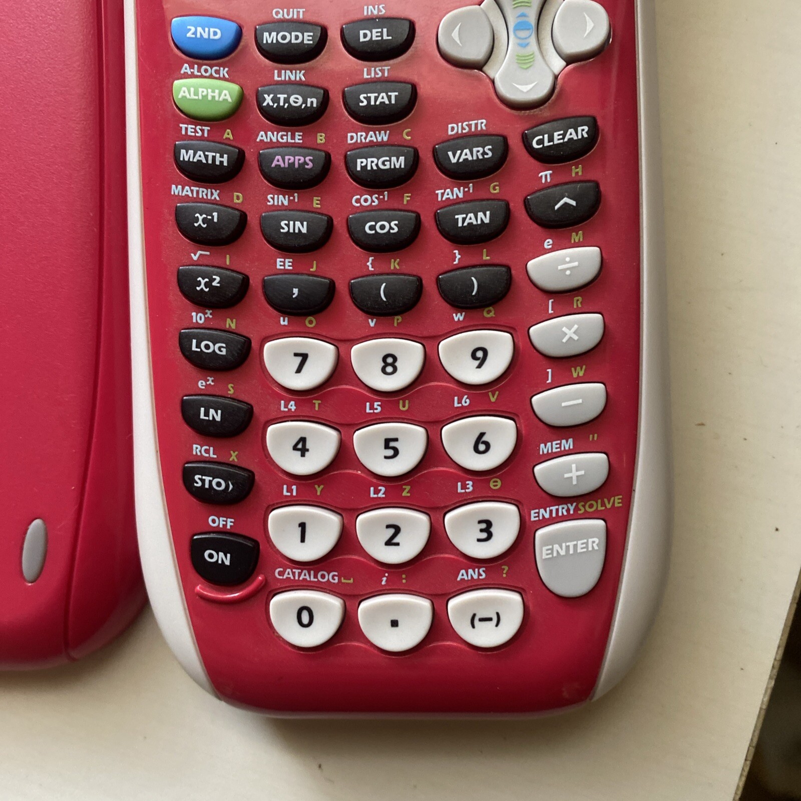 Texas Instruments TI-84 Plus C Silver Edition Graphing Calculator - Pink