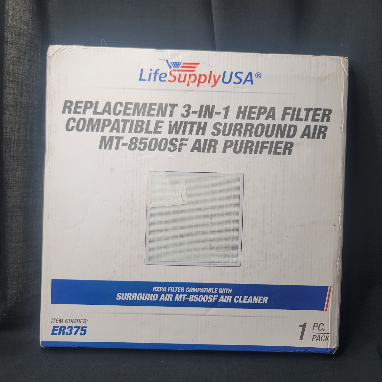 Surround Air Purifier Replacement Filter Kit MT8500SF 3 in 1 Hepa Filter ER375