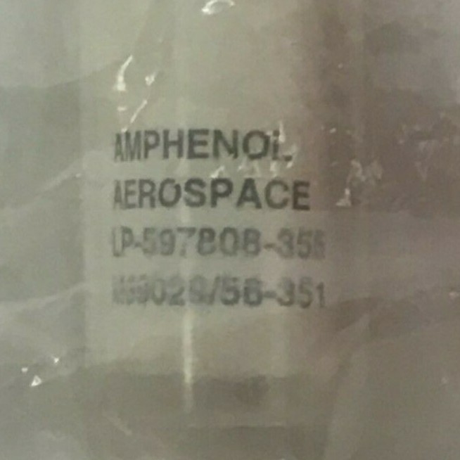 NEW Amphenol D38999/26WD19SN Mil-Spec Connector w/ Pins M39029/56-351