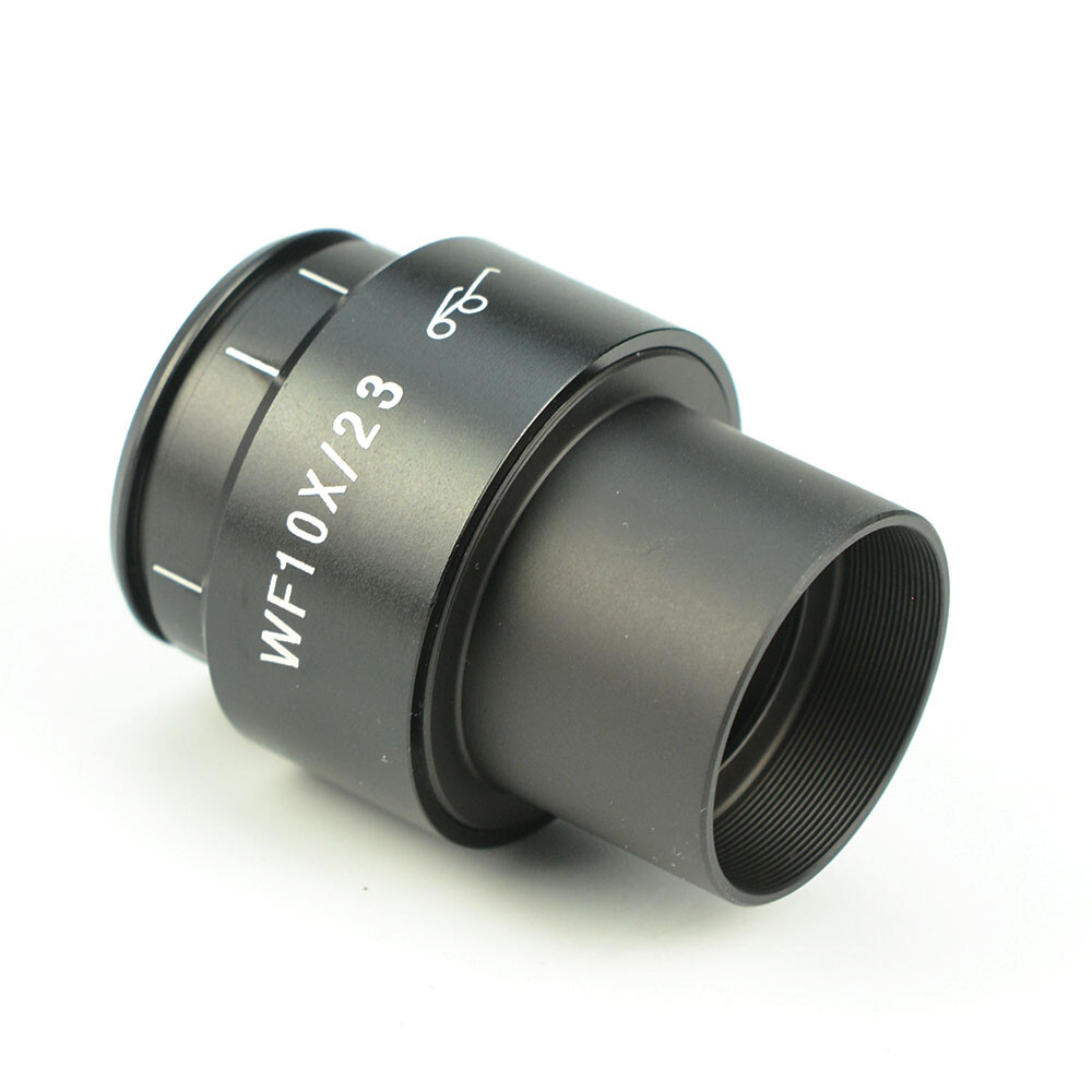 10X Microscope Eyepiece 30mm High Eyepoint Ocular Diopter Adjustable Wide Field
