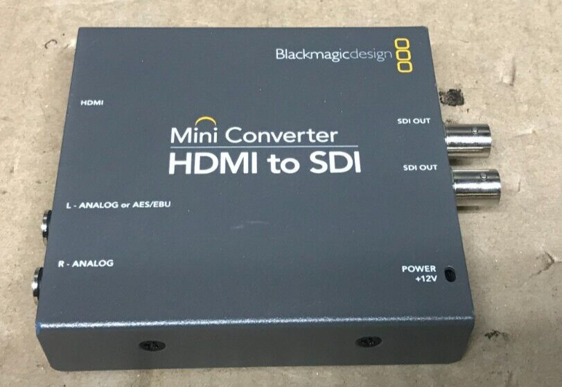 Blackmagic Design Mini Converter HDMI to SDI with AC Adapter & New HDMI Cable