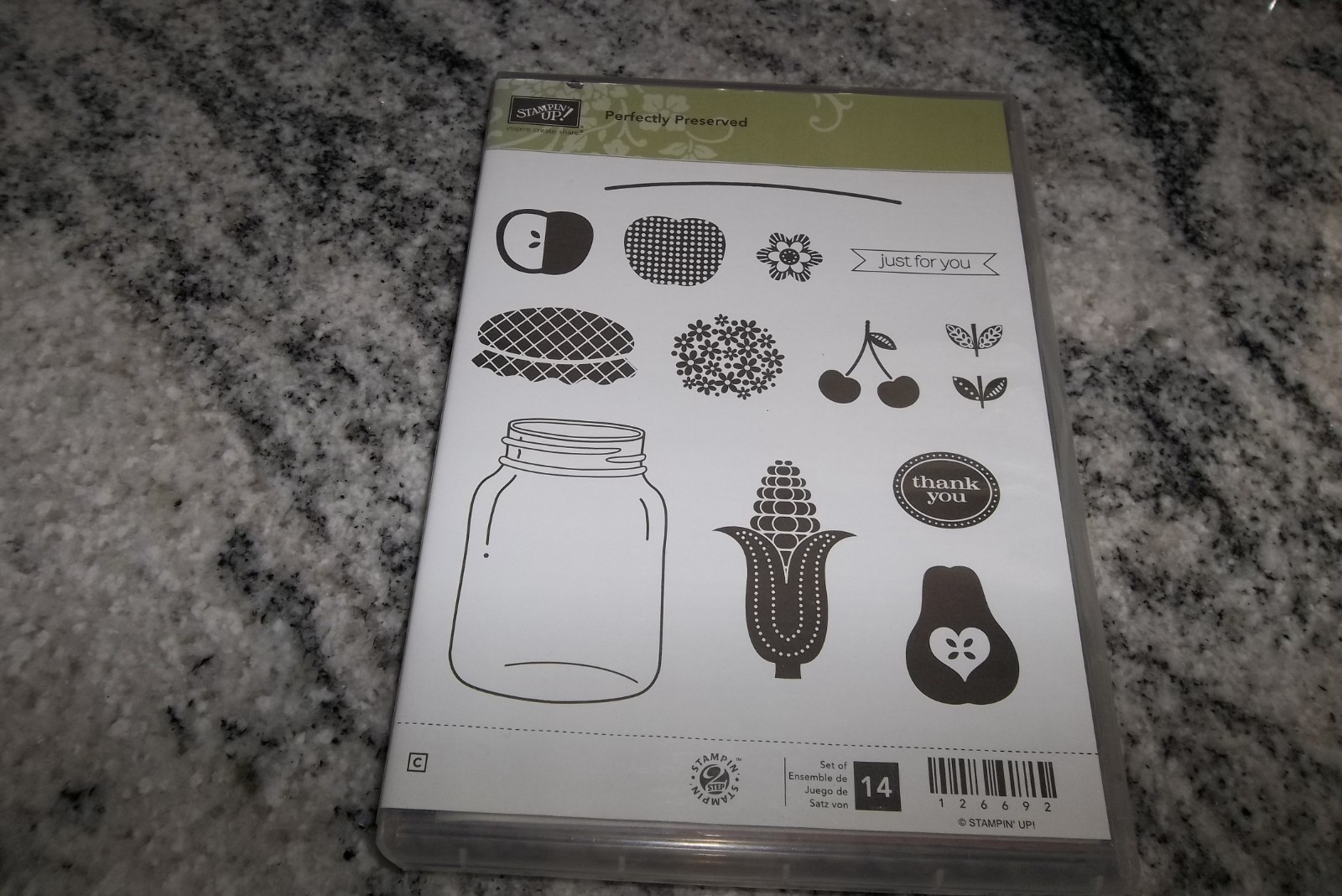 Stampin Up "Perfect Preserved" Stamp Set and Dies New