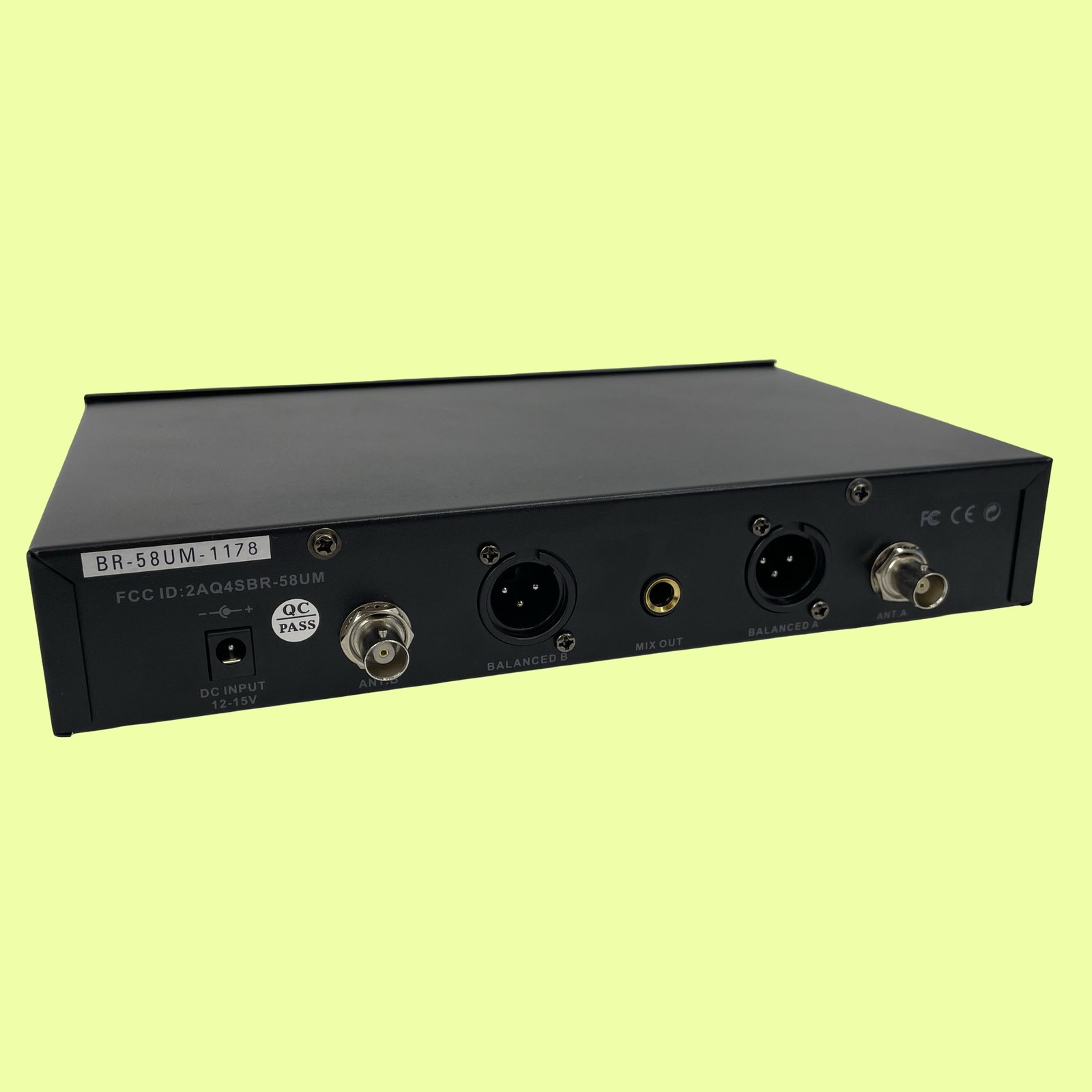 Berlingtone BR-58UM Wireless Microphone System XLR Unidirectional Black #BU3004