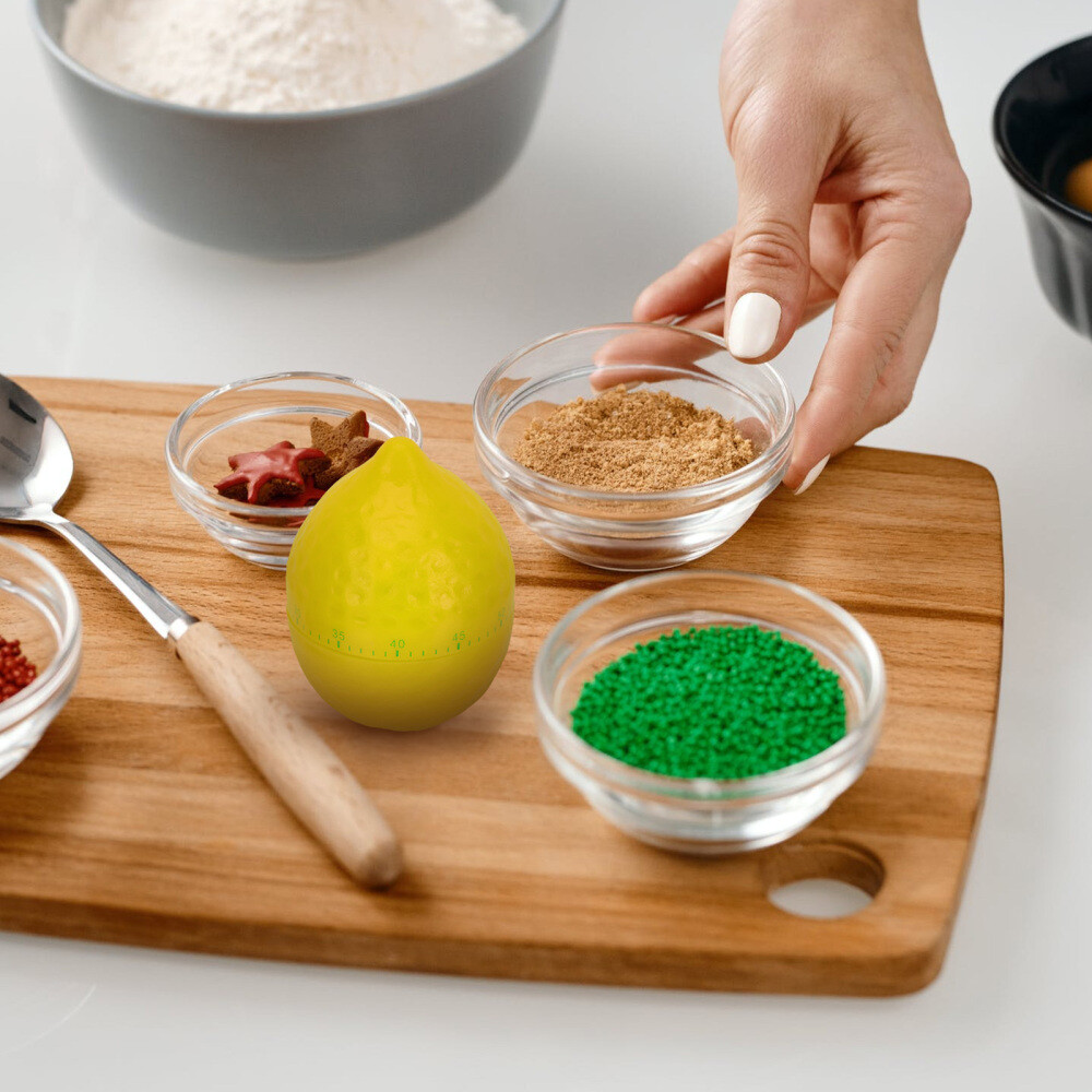 Manual Mechanical Timer Fruit Shape Kitchen Timer Cooking Countdown Tool .