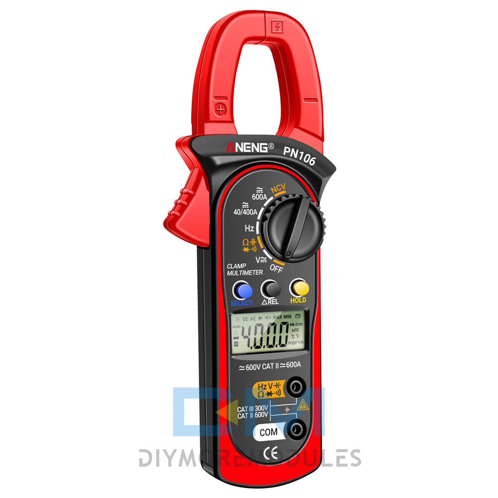 ANENG PN106 Digital Clamp Meter Multimeter Auto Range DC AC Voltage Ammeter