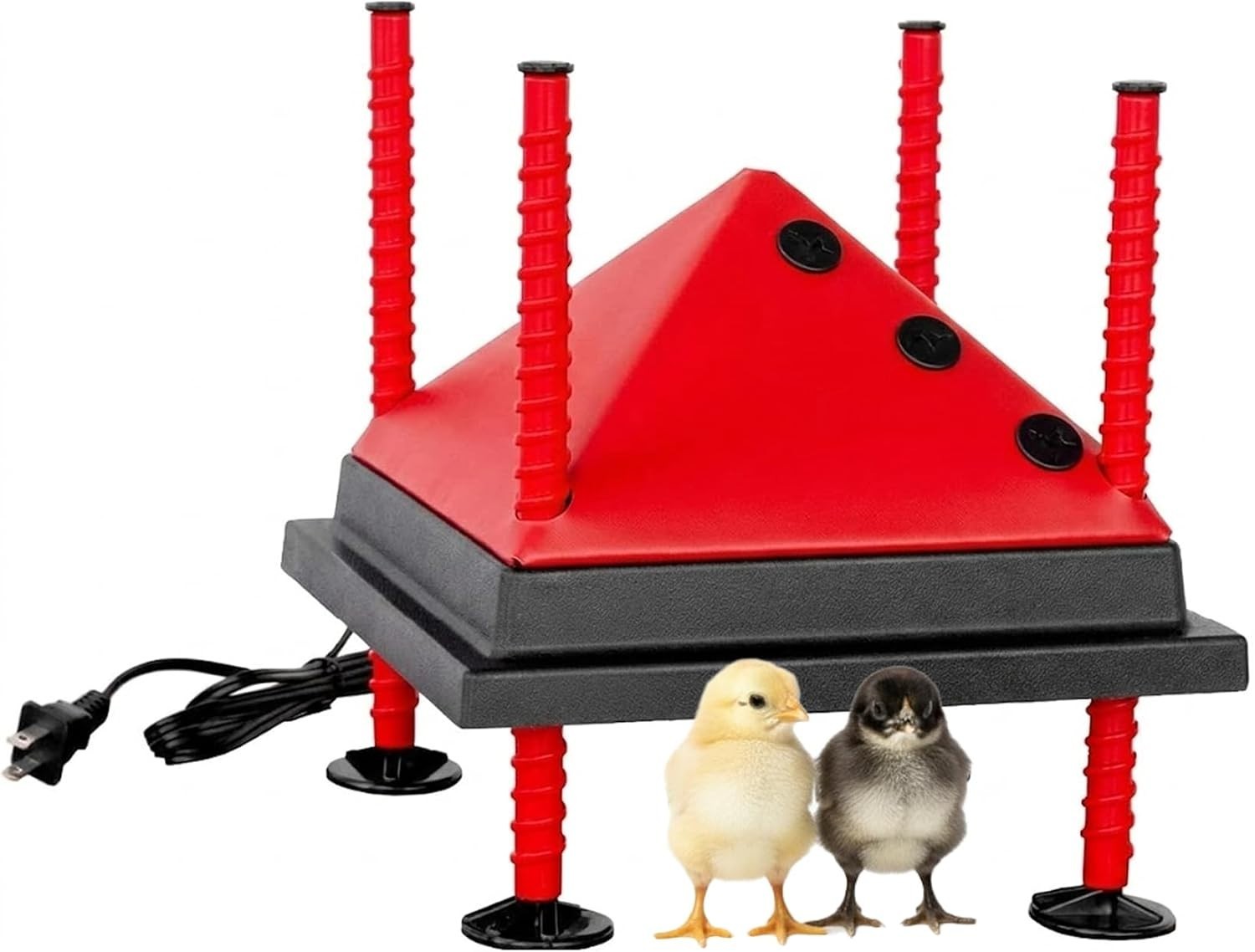 Adjustable 15-Watt Chick Brooder Heat Plate - Energy-Saving