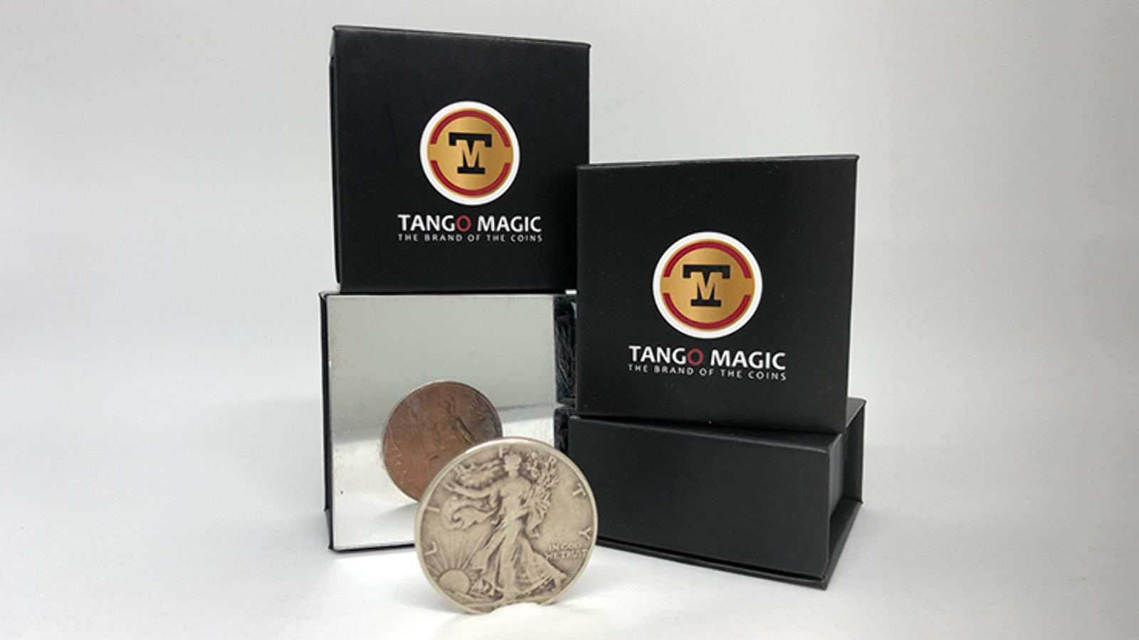 Tango Silver Line Copper and Silver Walking Liberty/English Penny (D0120) by Tan