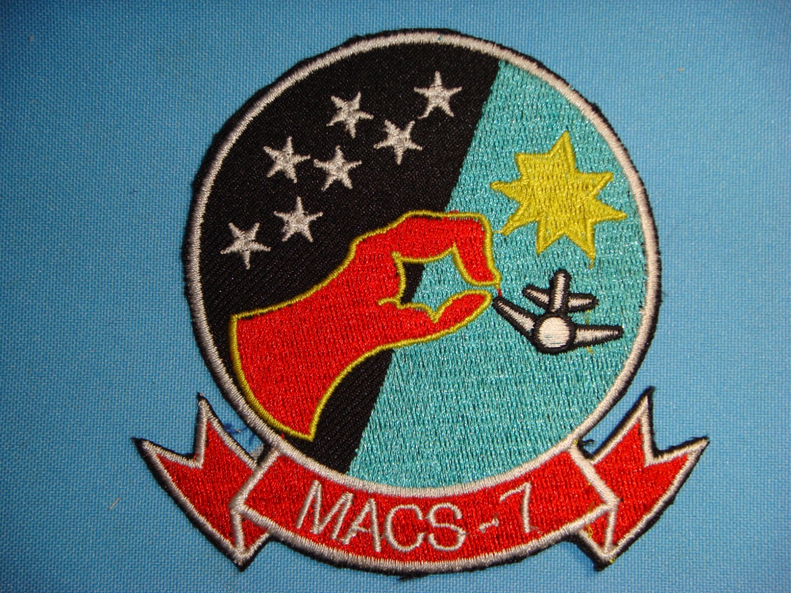 VIETNAM WAR PATCH, US MARINE AIR CONTROL SQUADRON 7,