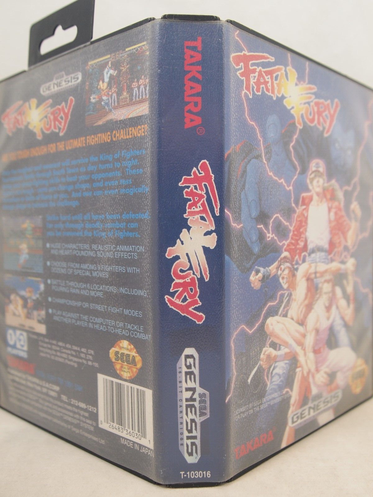Fatal Fury Case (SEGA Genesis) Authentic BOX ONLY
