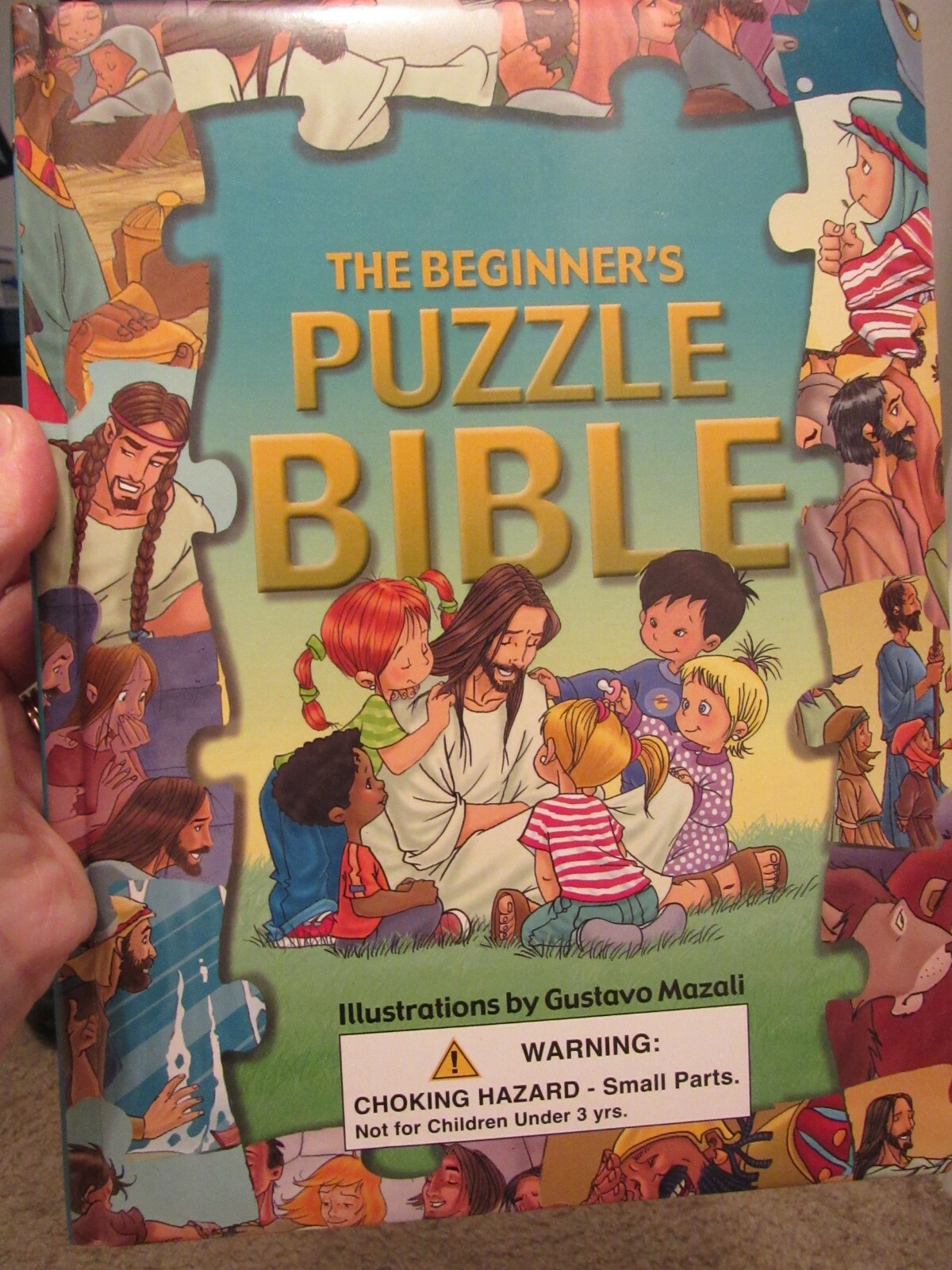 HMG PRESS, THE BEGINNER'S PUZZLE BIBLE BOOK, FULL COLOR, AGES 3-7