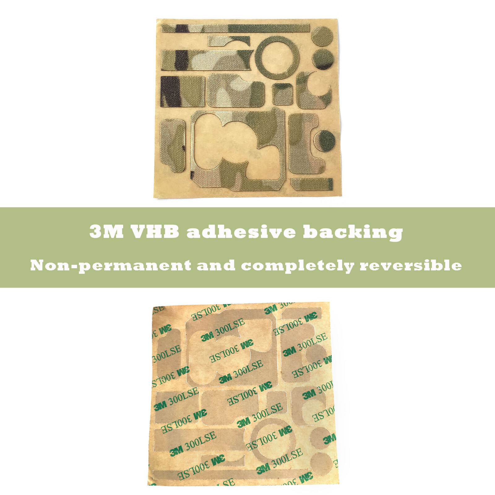 Camouflage Sticker PERST-4 Laser Protection Flashlight Wrap Optical Stickers-DE
