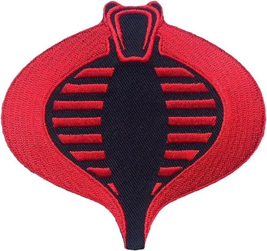Cobra Commando GI Joe Embroidered Patch |2PC 3.5" iron on or Sew (qp533)
