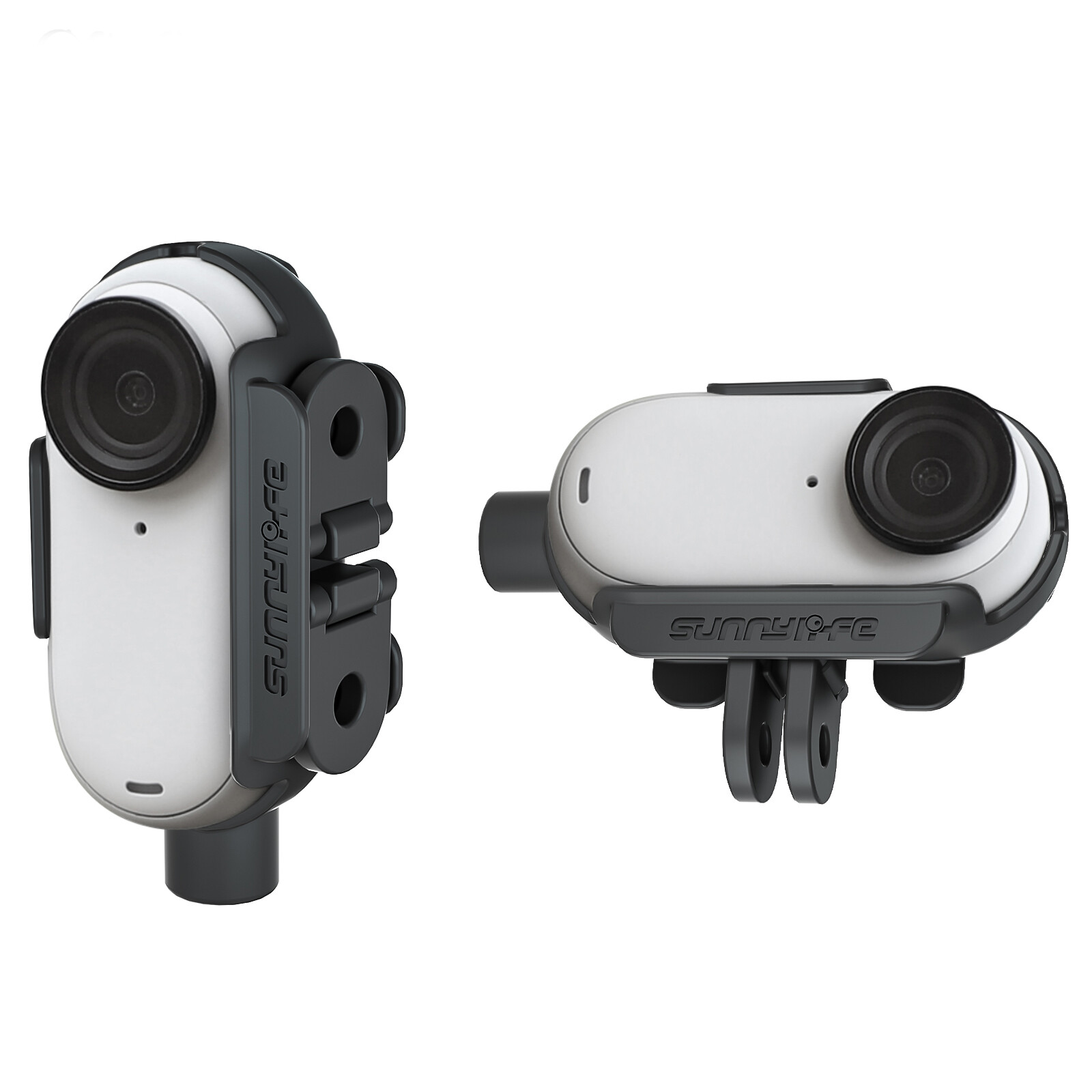 Plastic Accessory Mount Frame Camera Holder w/ Adapter for Insta360 Go 3 Camera