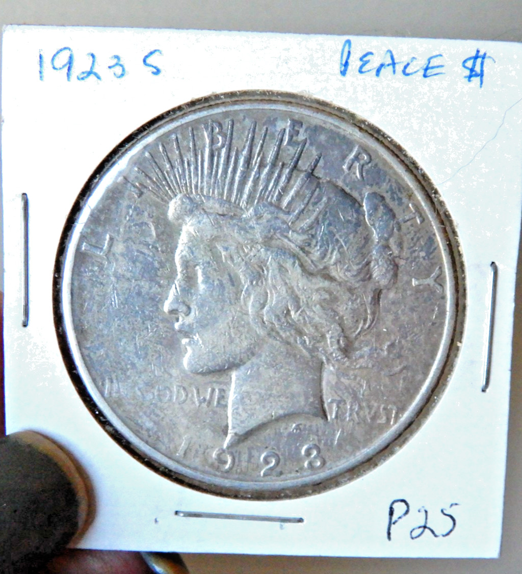 1923 S US Peace Dollar Coin