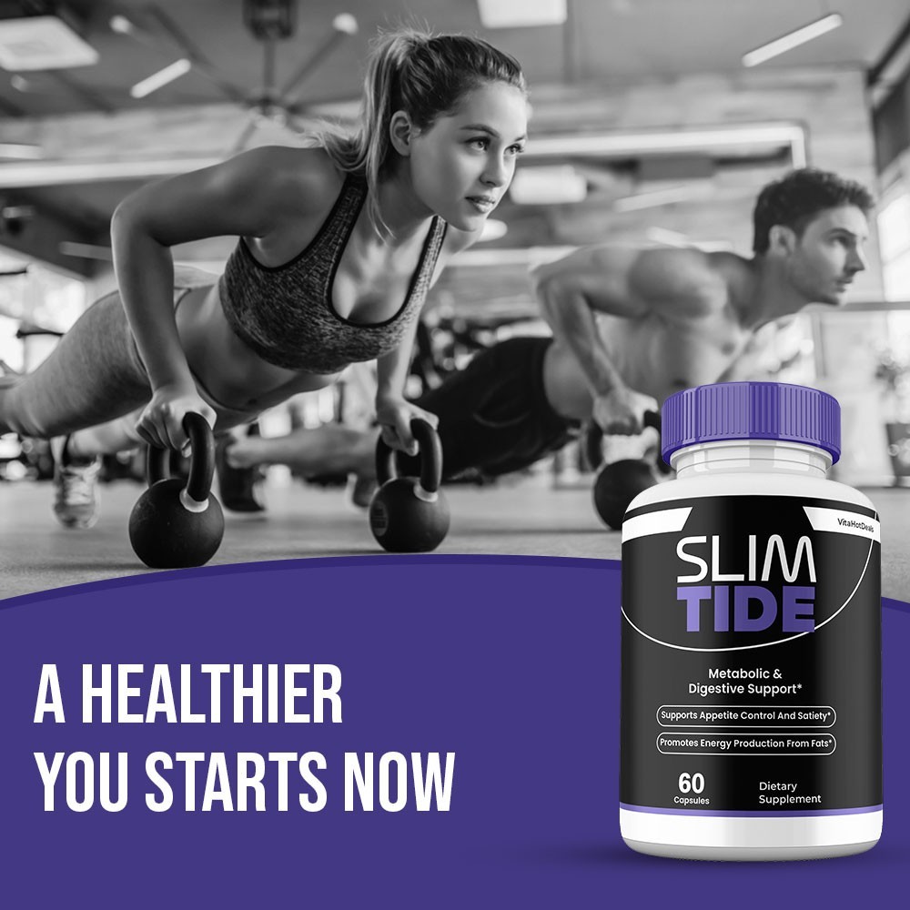 Slim Tide Capsules, Max Strength, SlimTide Natural Supplement (2 Pack)