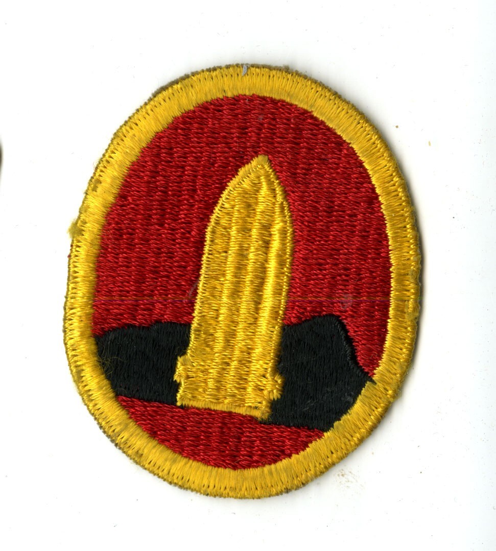 Hawaiian Coast Artillery White Back Patch WWII Original Pacific