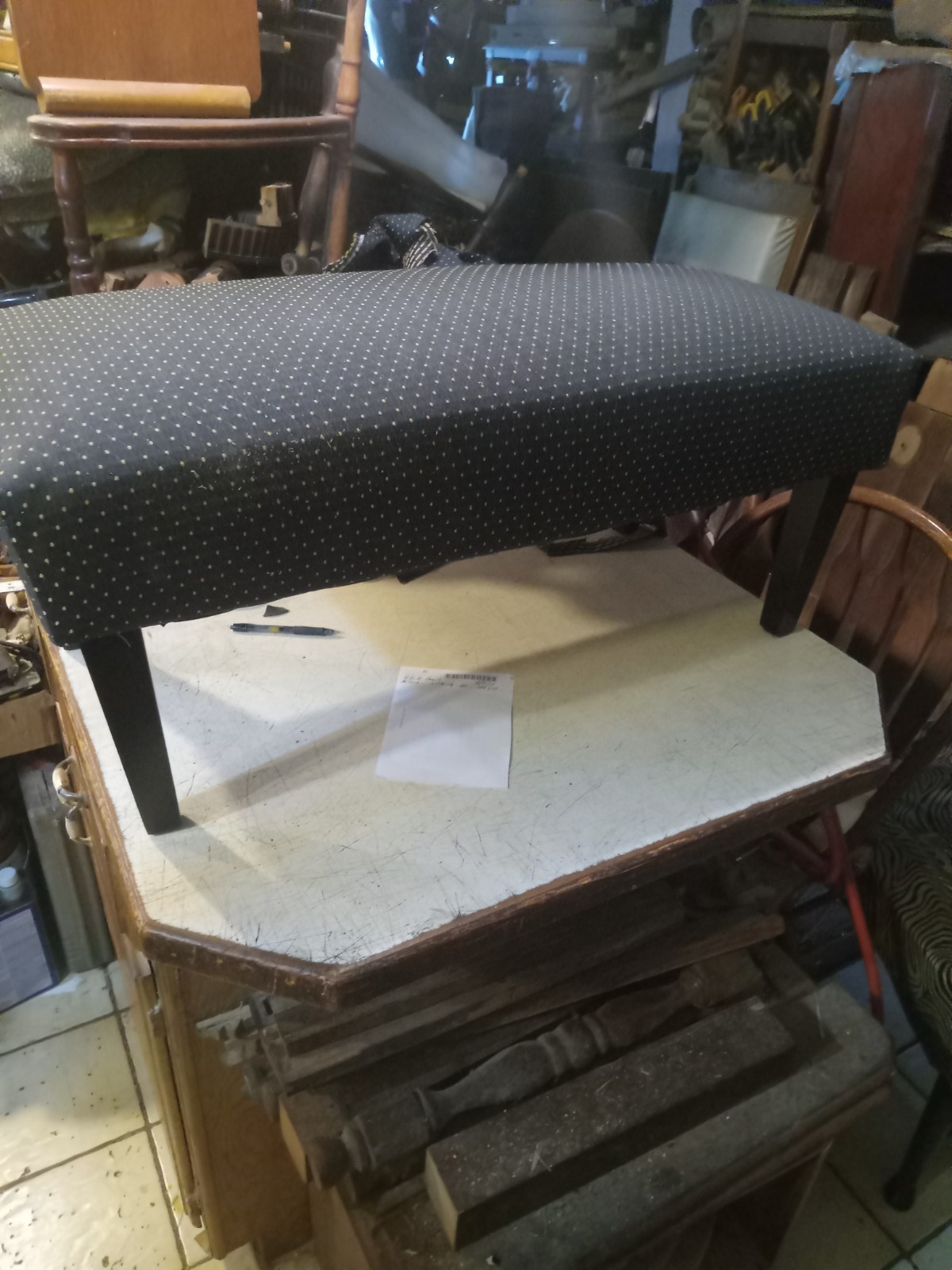 Black End of Bed Bench (BB-21)