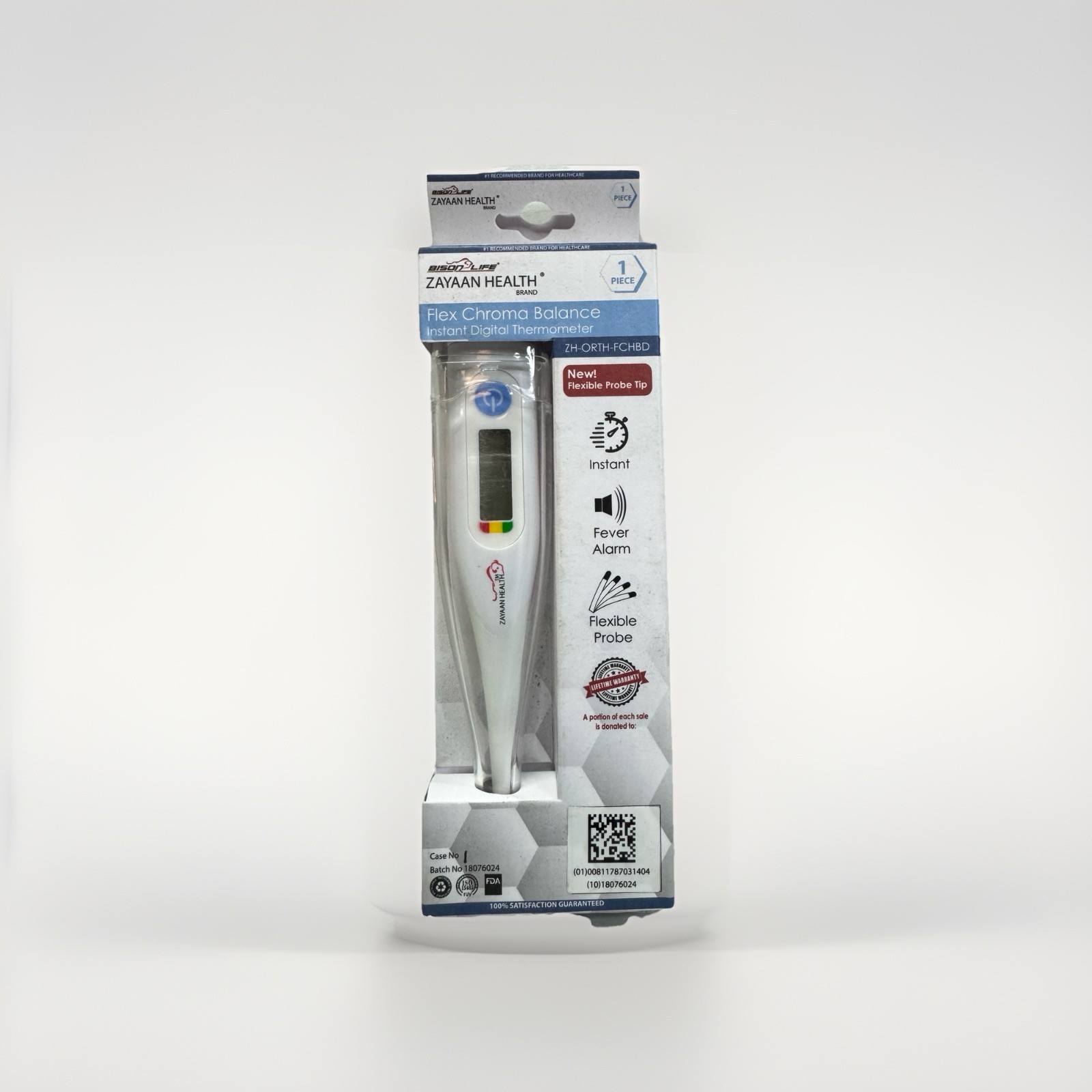 ZAYAAN HEALTH Oral Body Digital Thermometer Auto Off LCD Adult Baby Kids USA~