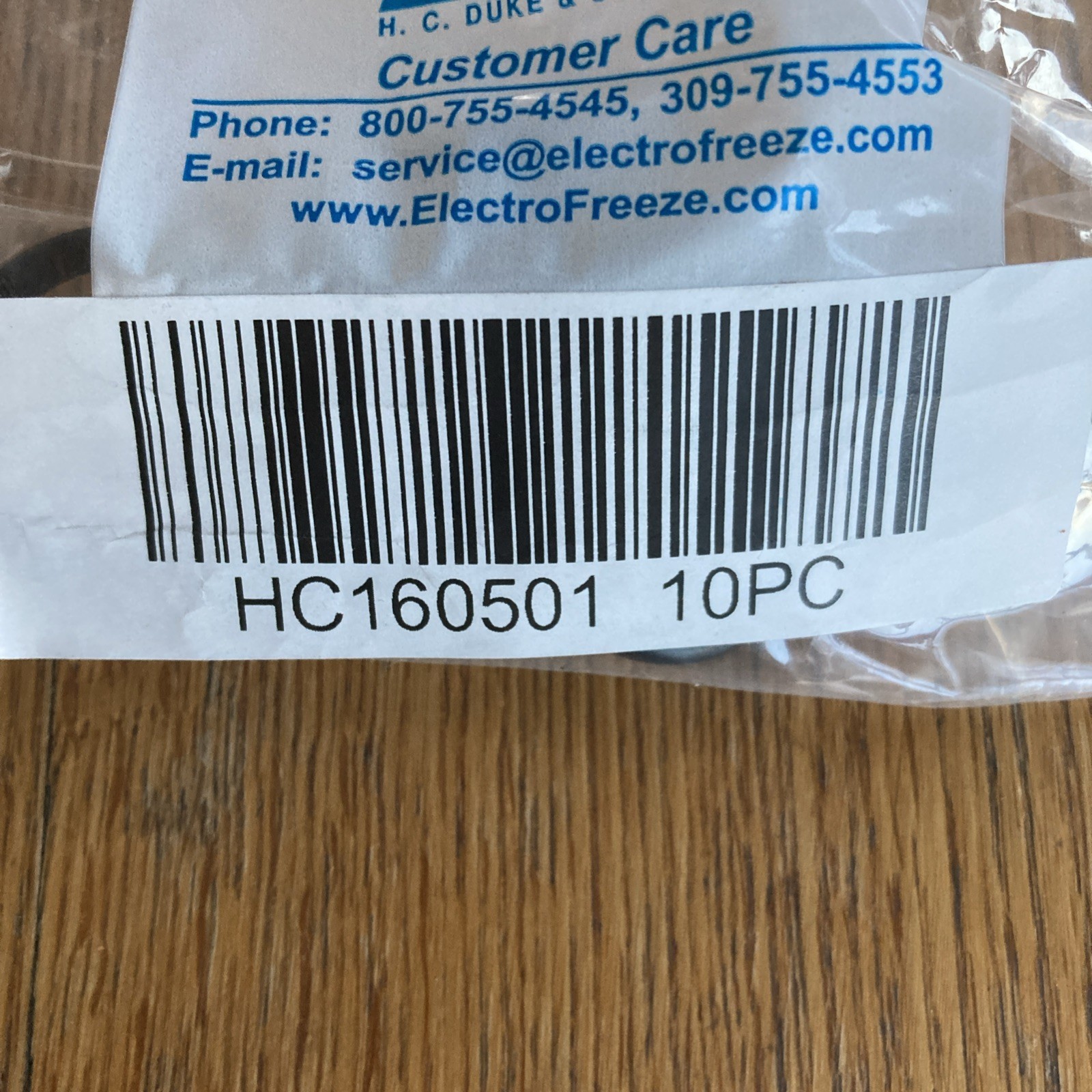 Electro Freeze HC160501 O-Rings (10 Pack)Oem