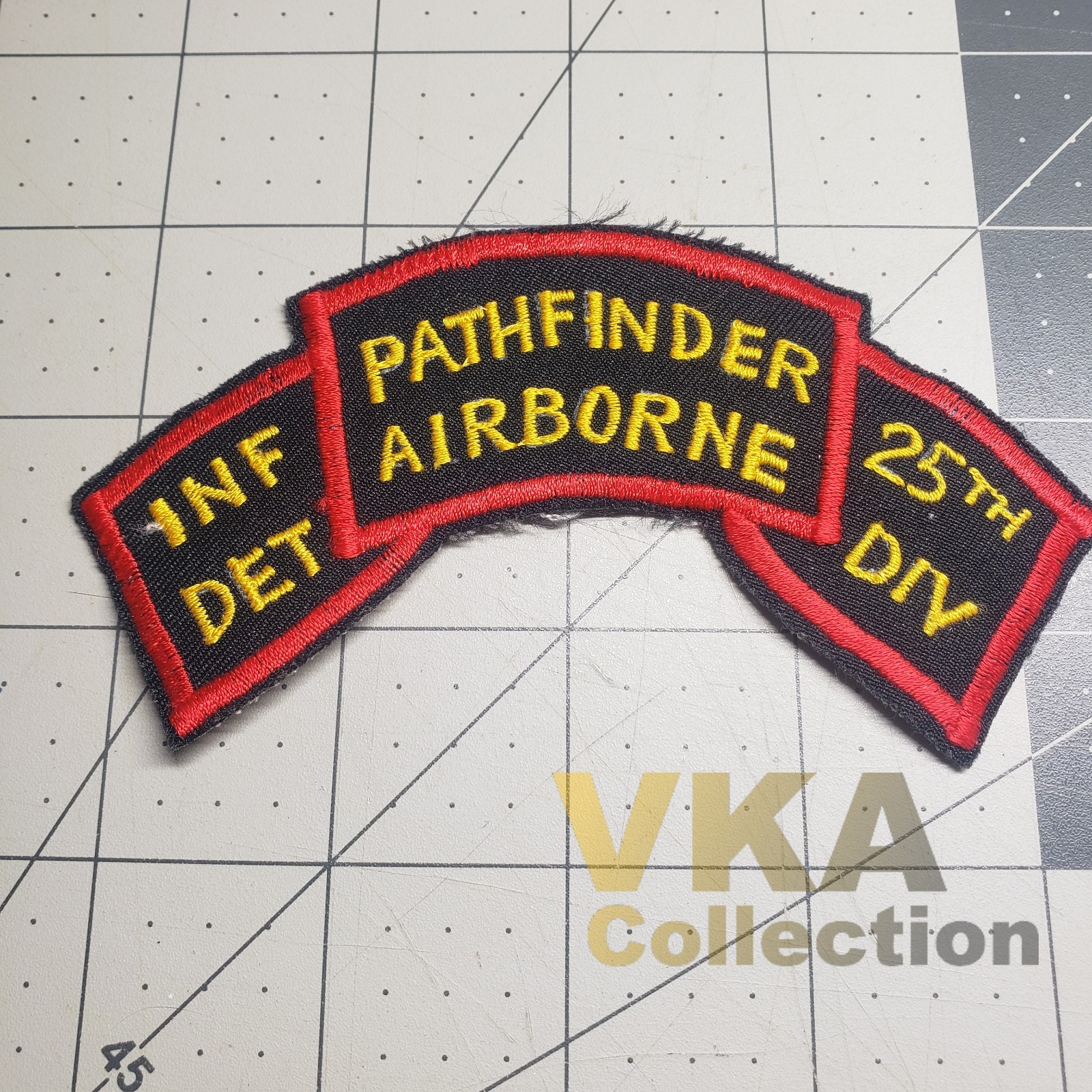 Repro 25th Infantry Division Aiborne Pathfinder Detachment Cut Edge Patch