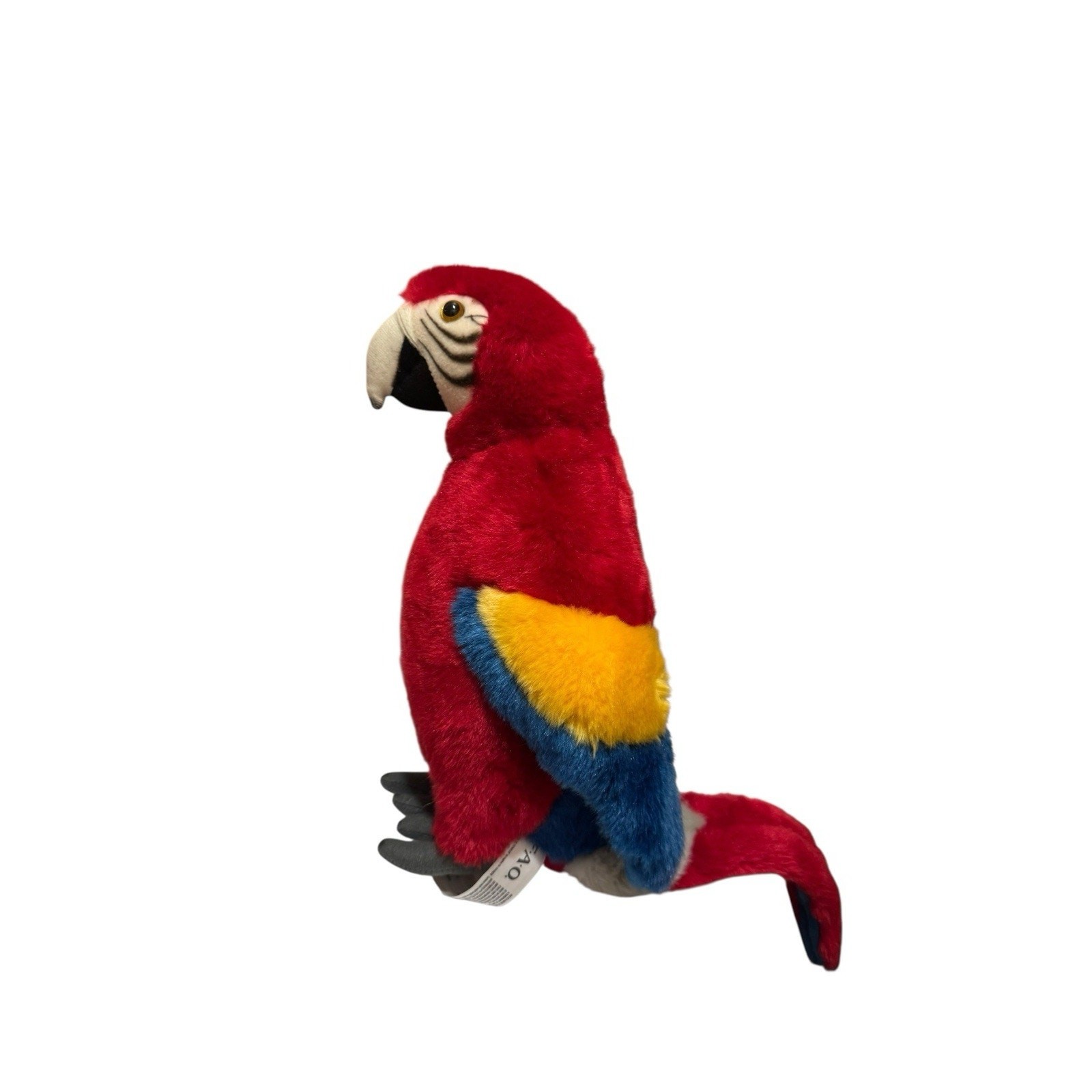 FAO Schwarz 13” Macaw Parrot Stuffed Animal Plush Toys R Us 2014