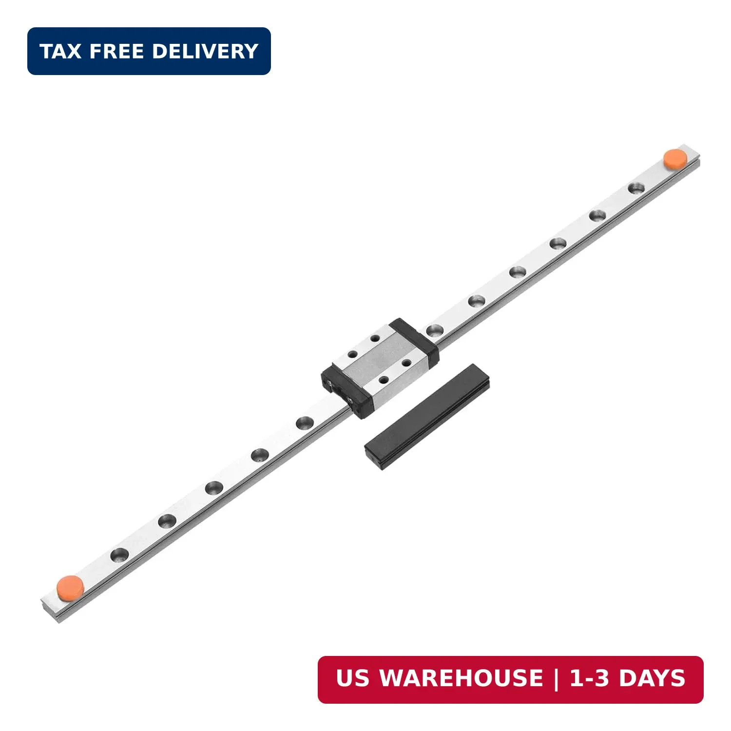 MGN9 300mm Linear Guide Rail with MGN9C Sliding Carriage Block and Plasti