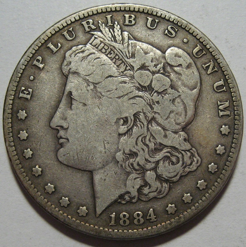 = 1884-S FINE+ MORGAN Dollar, Super EYE Appeal, FREE Shipping
