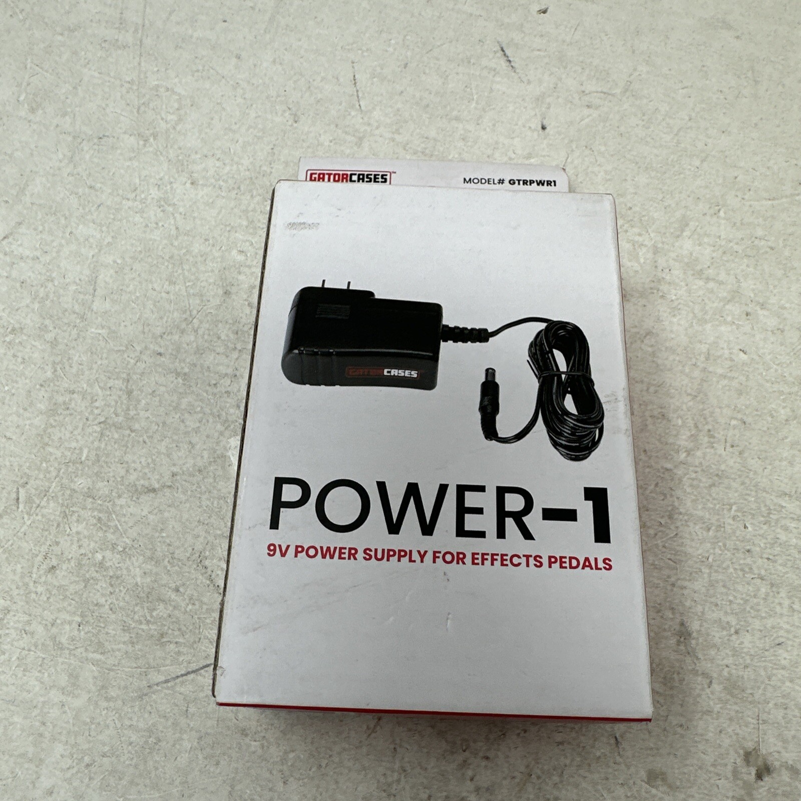 Gator 9v Pedal Power Supply for effects pedal, GTRPWR1, NIB/FREE SHIPPING!