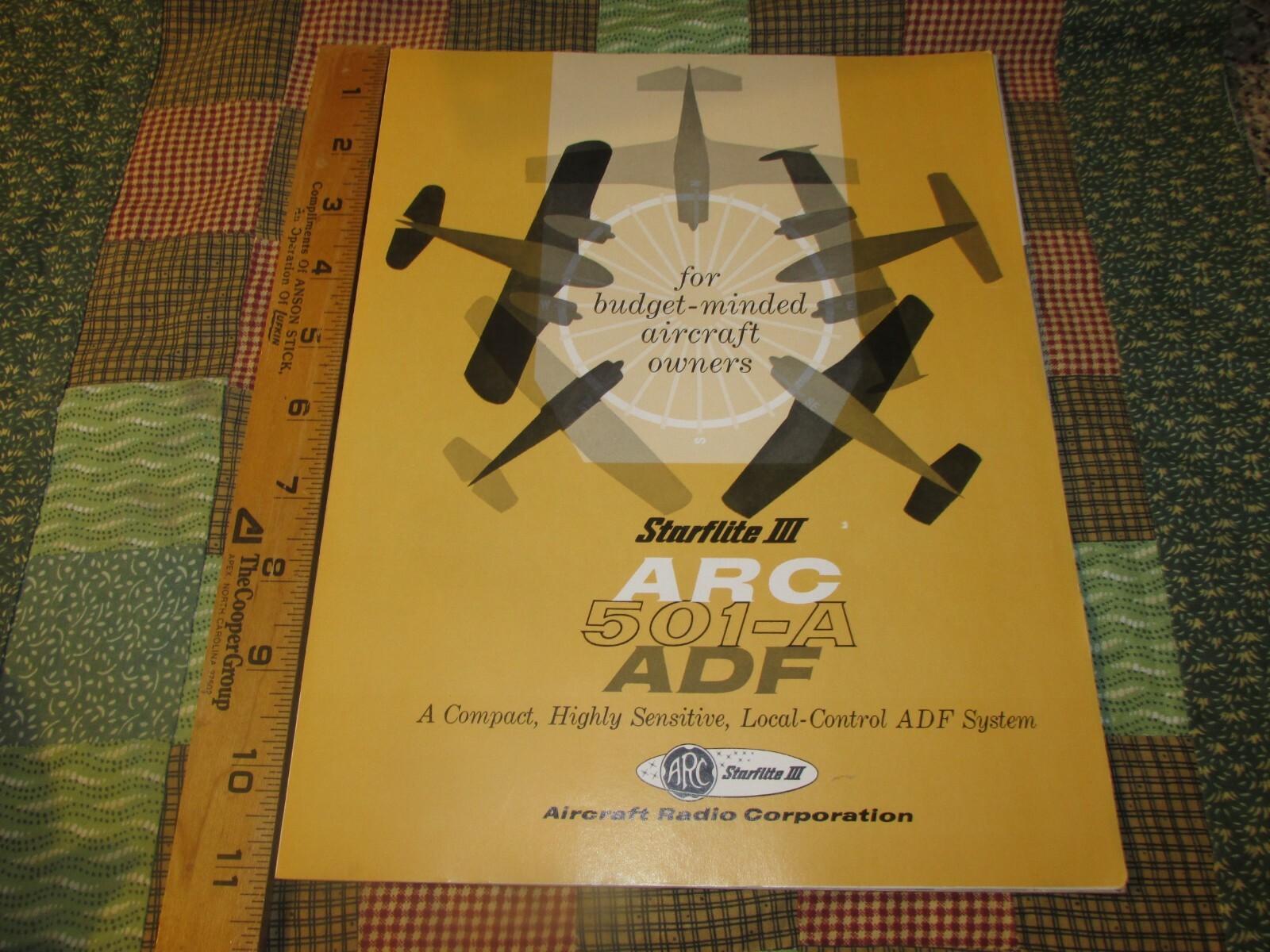 Vintage 1960s Pilot Training Book Plane Starflite III Aircraft catalog Brochure
