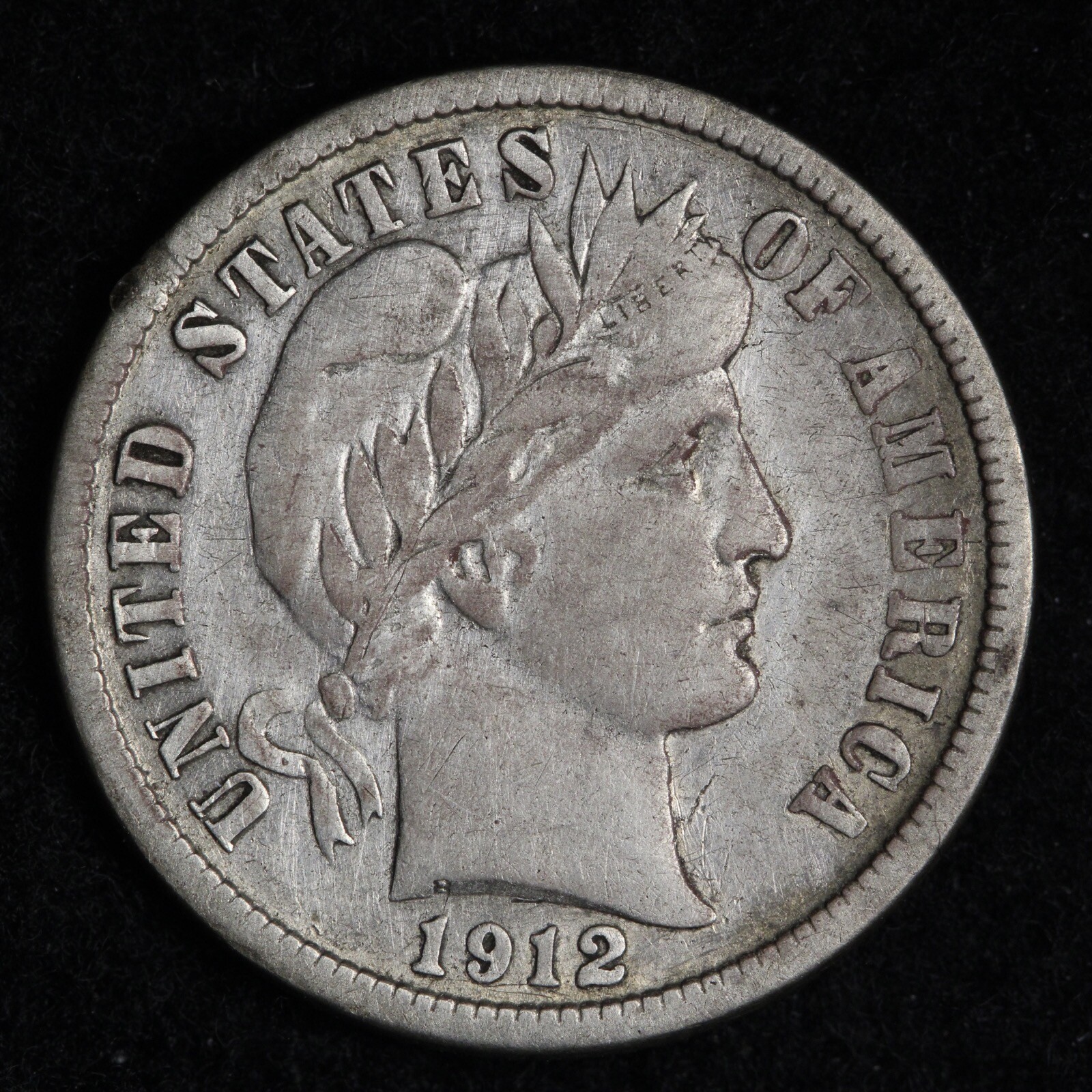 1912-D Barber Silver Dime CHOICE XF E326 ADCC