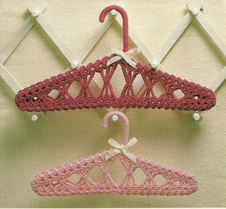 2 FANCY HANGERS HOME DECOR DIGEST SIZE CROCHET PATTERN INSTRUCTIONS