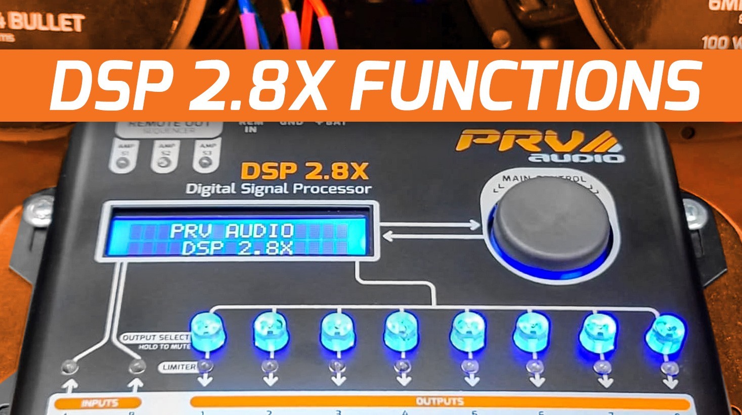 4 Channel Digital Crossover & Equalizer DSP Audio Processor with Remote Control