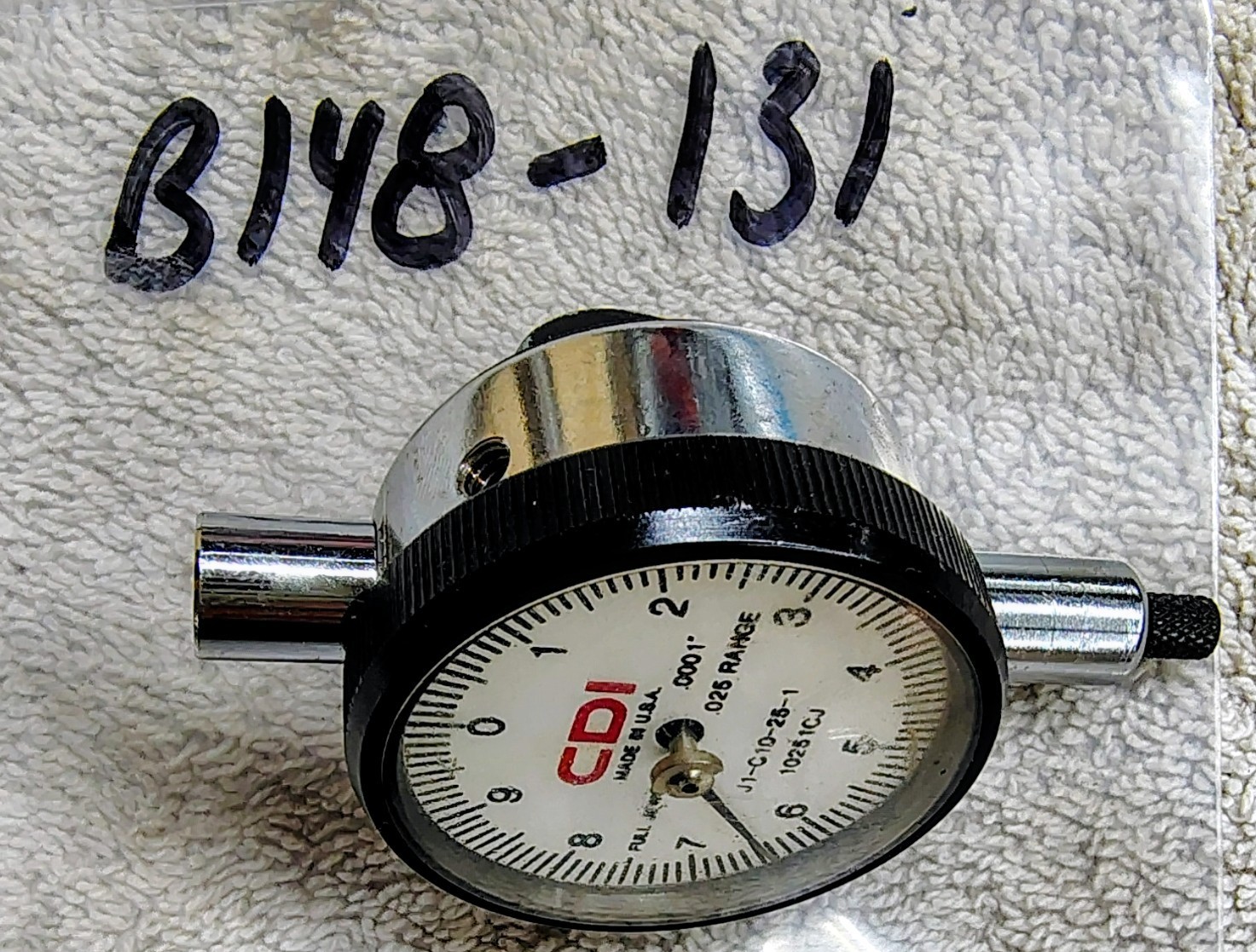 🗽CDI DIAL INDICATOR J1--C10-25-1 RANGE .025 MACHINIST/ TOOLMAKER