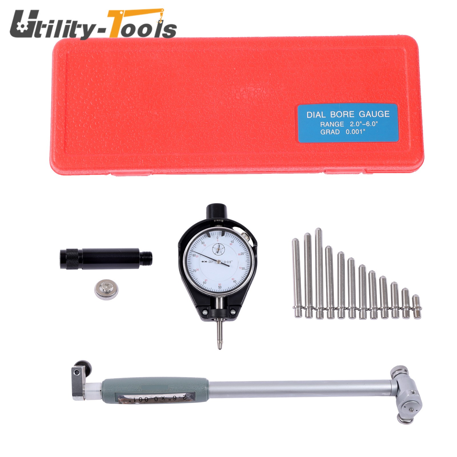 2"~6" Dial Bore Gage Gauge .001" Engine Cylinder Indicator Measuring Hole