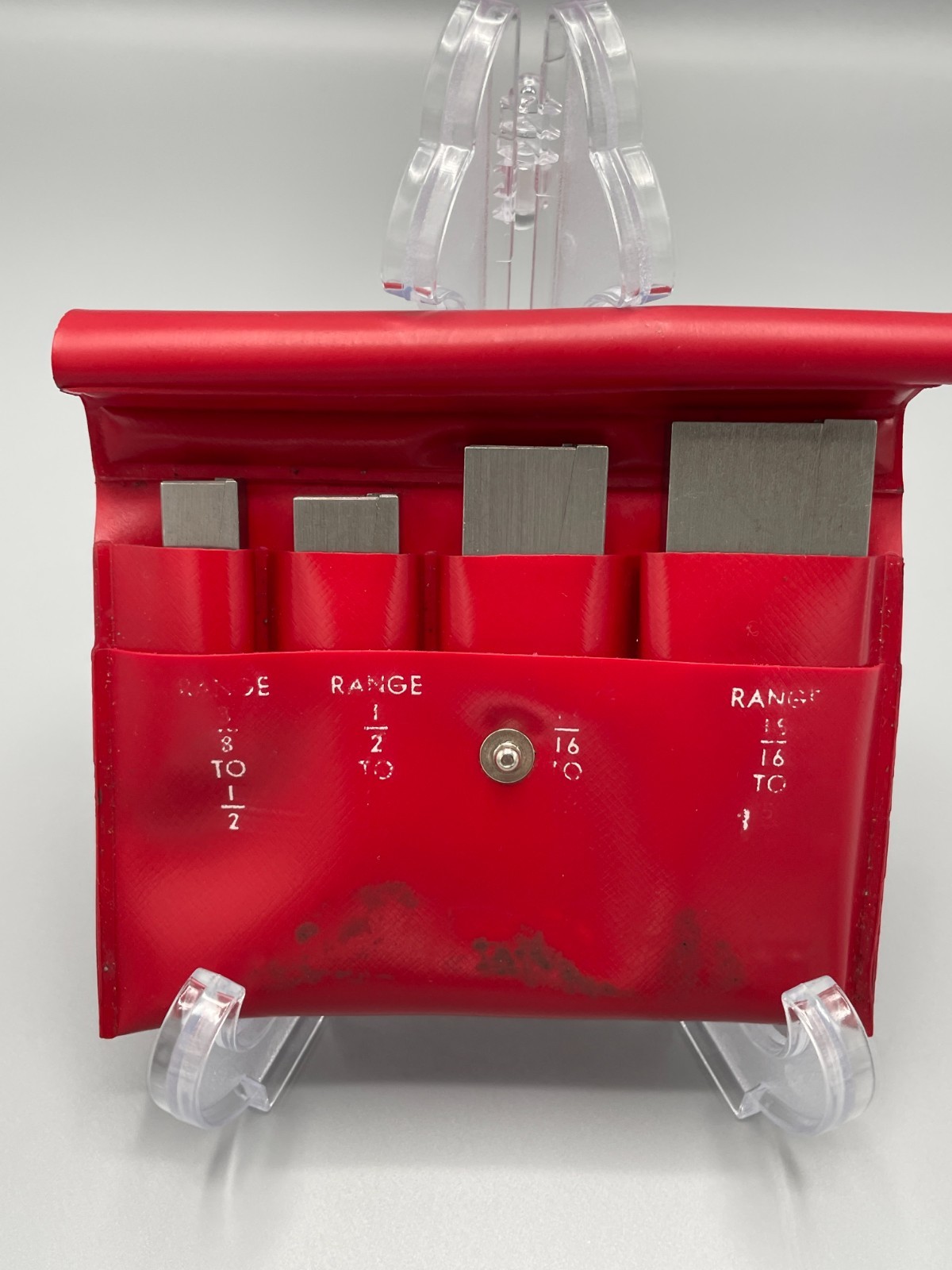 Starrett Parallel Set 1/8" to 1" Machinist Setup Bars w/ Red Case