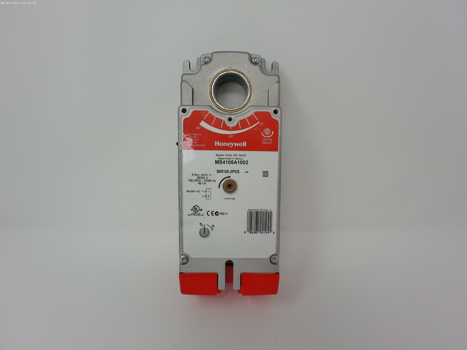 Honeywell MS4105A1002 Direct Coupled Actuator