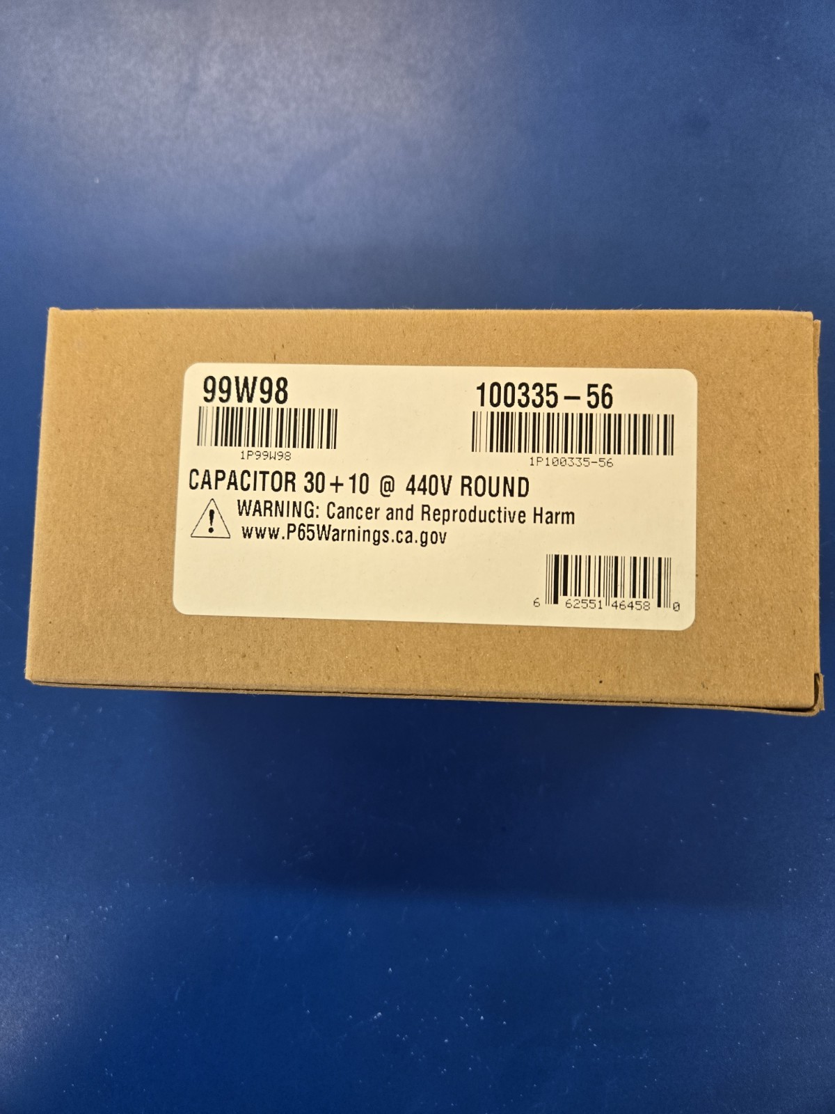 LENNOX/DUCANE/ARMSTRONG 30+10 MFD 440V DUAL ROUND CAPACITOR 100335-56 - 99W98