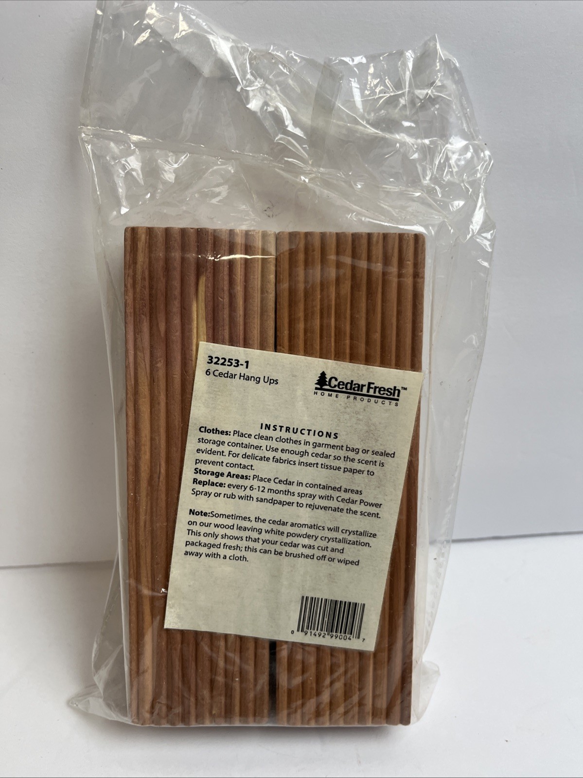 CedarFresh 6 Cedar Hang Ups Closet Moth Repellent Natural Cedar Blocks