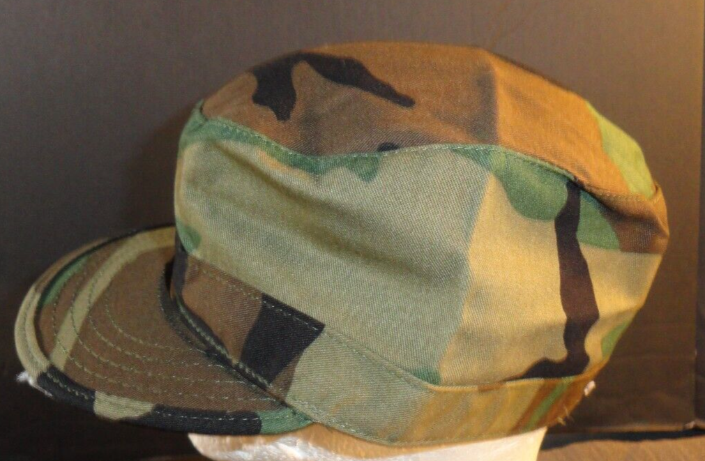 NEW USGI BDU WOODLAND PATROL CAP ARMY USN USAF ISSUE SIZE SMALL 6 3/4 - 6 7/8